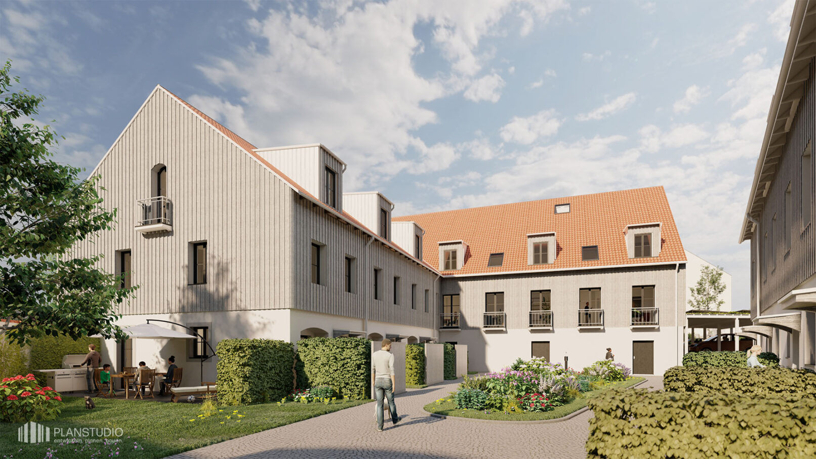 Hof mit viel Privatsphäre