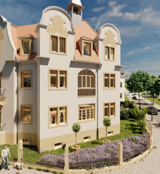 Repräsentative Stuckfassade