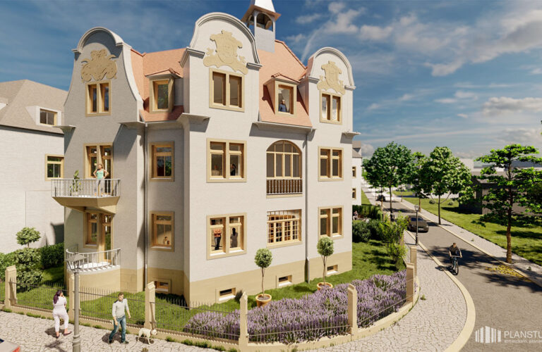 Repräsentative Stuckfassade